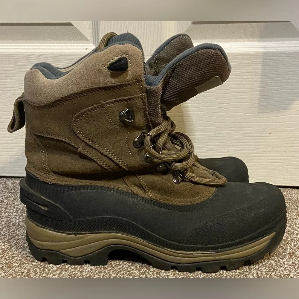 Polar Edge Mens Thermolite Waterproof Boots Size 8